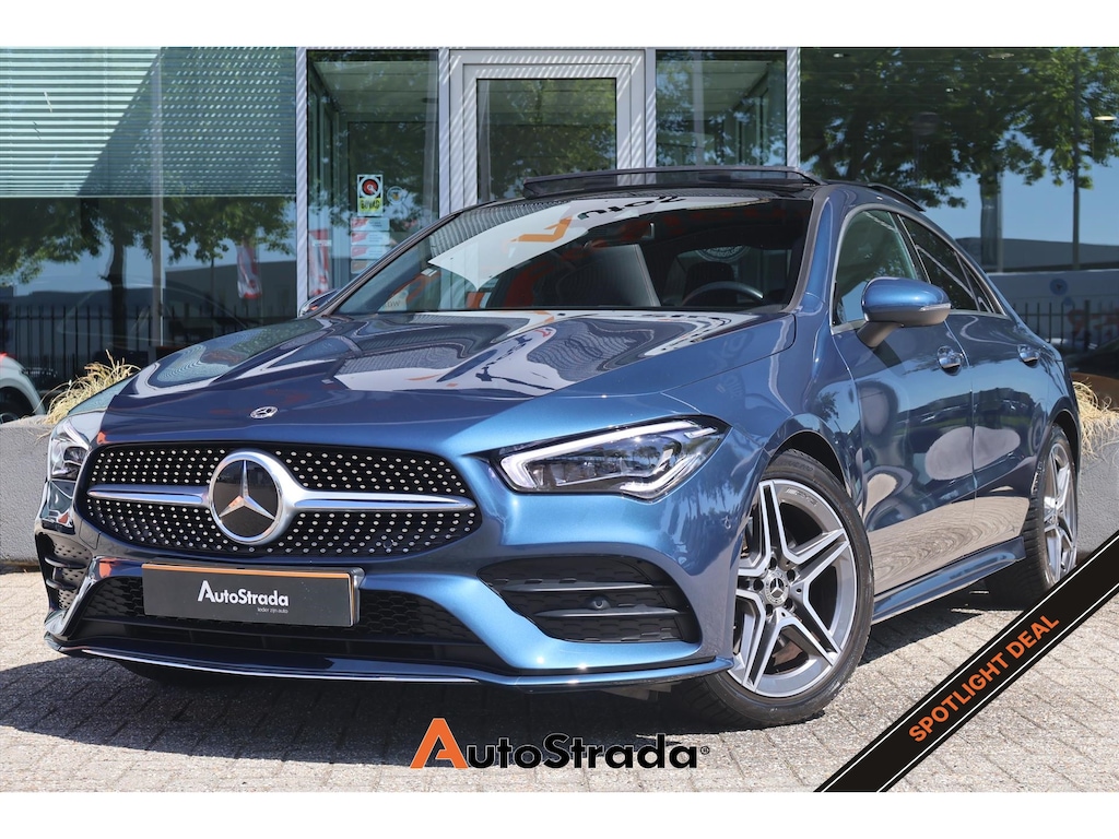 Mercedes-Benz CLA Coupé 200 AMG-LINE 163pk I Pano I Sfeerverlichting I Navi I Memory I Stoelverwarming | ACC