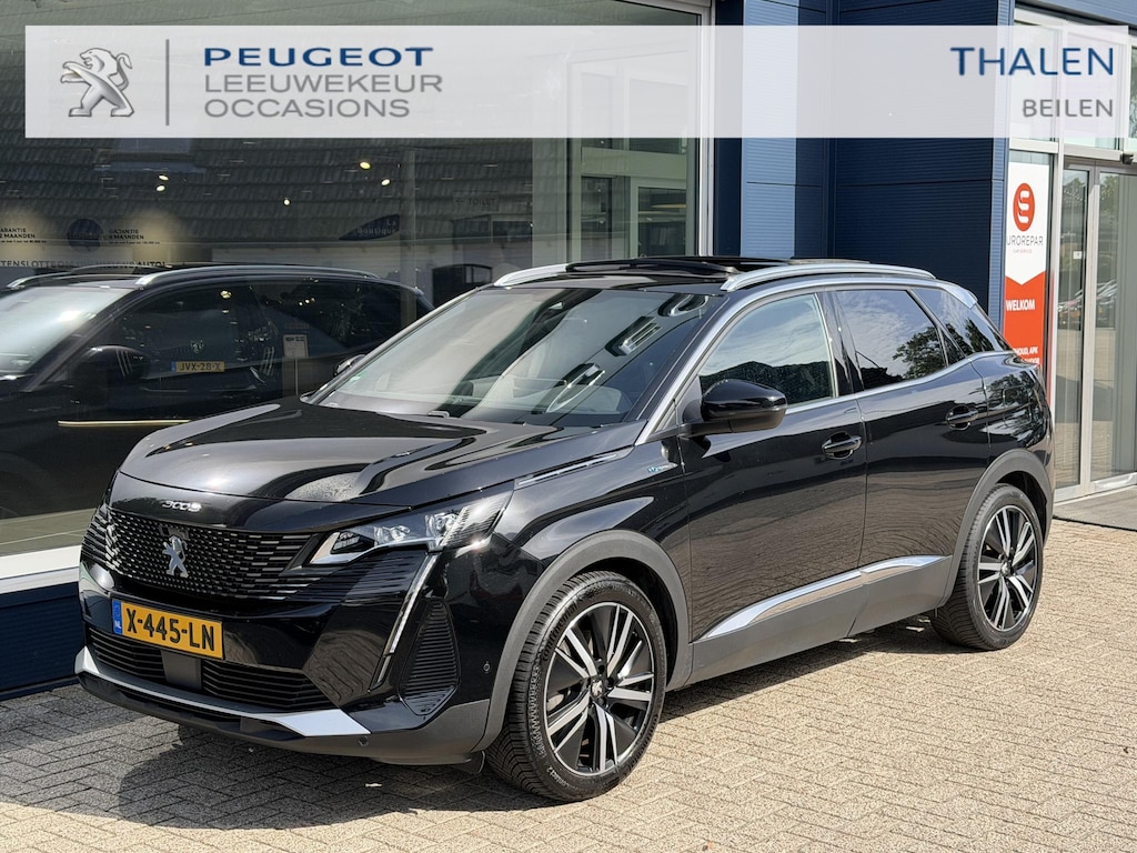 Peugeot 3008 1.6 HYbrid4 300 PK GT Pack Business | Trekhaak 1250KG | 4-Wielaandrijving | Plug-In Hybride | Panoramisch Schuif-/Kanteldak | FOCAL Premium Audio | Night Vision | Stoelverwarming | Keyless Pakket | 360 Graden Camera | Dode Hoek Detectie | Digitaal Dashboard |