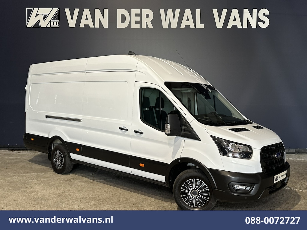Ford Transit 2.0 TDCI 131pk L4H3 Euro6 Airco | Camera | Cruisecontrol | Verwarmde voorruit Parkeersensoren, Bijrijdersbank