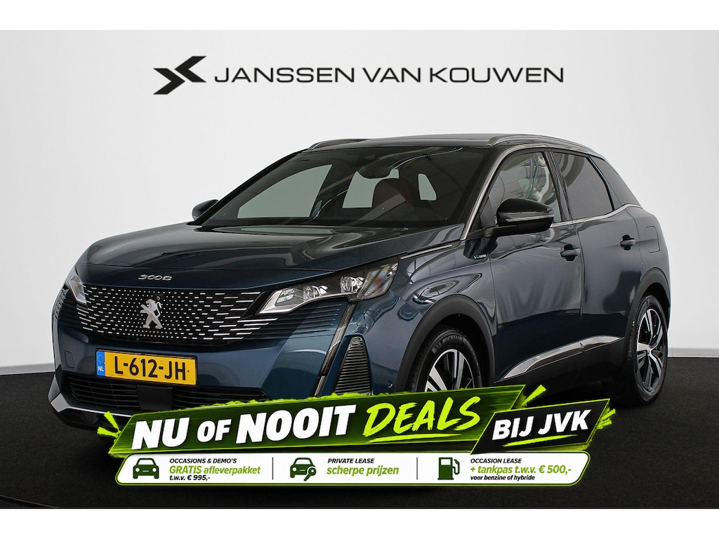Peugeot 3008 1.6 HYbrid 225 GT 1e Eigenaar Panoramadak Leder FOCAL