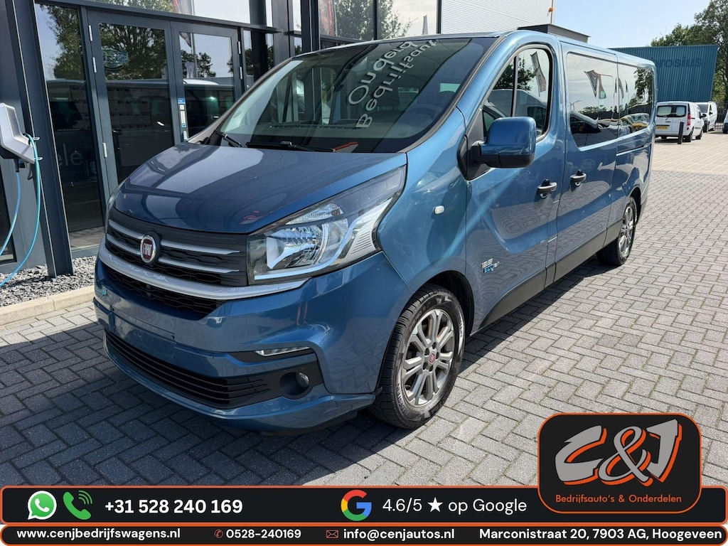 Fiat Talento 1.6 MJ EcoJet L2H1 achterschade l 9 pers. l airco l cruise l keyless l luxe l MARGE
