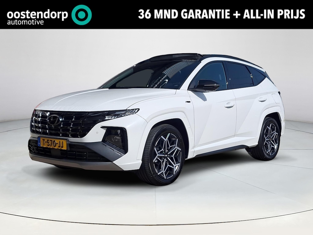 Hyundai Tucson 1.6 T-GDI HEV N Line Sky | Apple Carplay/Android Auto | Stoel/stuurverwarming | 360 graden camera | Panoramisch schuif/kantel dak | Elektrische achterklep |