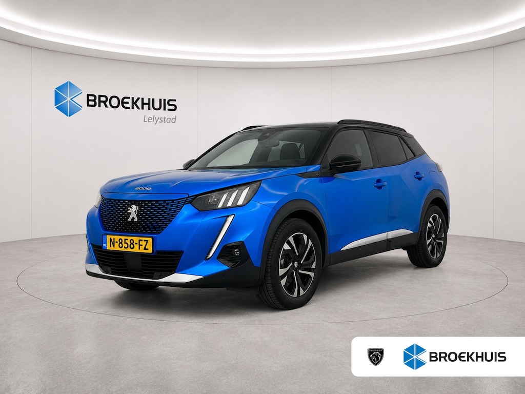 Peugeot e-2008 50KWH 136PK GT-LINE AUTOMAAT SOH 88% / NAVI / LEDER / CLIMA / PDC / 17" LMV / CAMERA / KEYLESS / FULL-LED / FULL OPTIONS !!