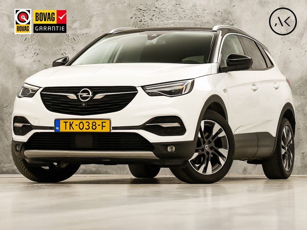 Opel Grandland X 1.2 Turbo Innovation Sport (APPLE CARPLAY, STOELKOELING/VERWARMING, MEMORY SEAT, 360 CAMERA, LEDER, GETINT GLAS, STUURWIEL VERWARMD, NIEUWE APK, NIEUWSTAAT)