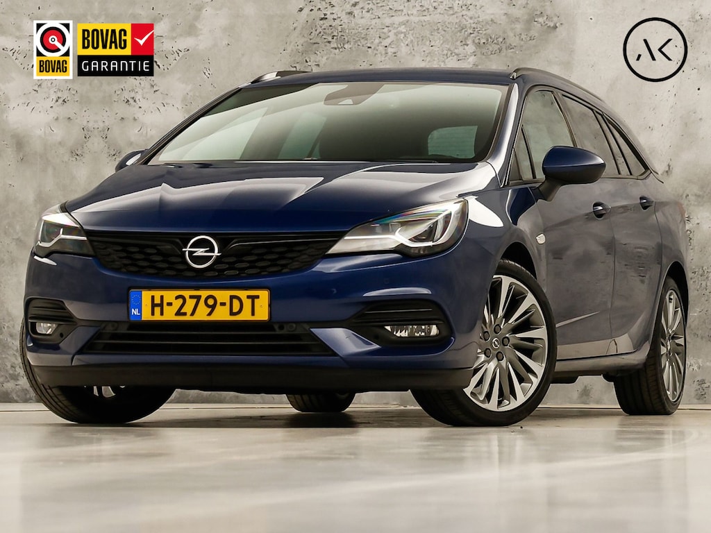 Opel Astra Sports Tourer 1.2 Launch Sport (VIRTUAL COCKPIT, APPLE CARPLAY, GROOT NAVI, CAMERA, STUUR/STOELVERWARMING, SPORTSTOELEN, GETINT GLAS, ADAPTIVE CRUISE, ZWART HEMEL, NIEUWSTAAT)