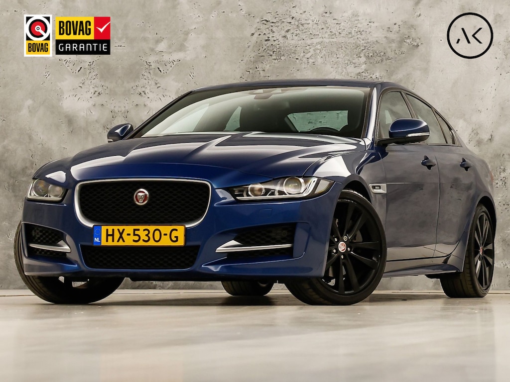 Jaguar XE 2.0 Portfolio 241Pk Automaat (NAVIGATIE, MERIDIAN AUDIO, LEDER, ELEK SPORTSTOELEN, LANE ASSIST, STUURWIEL VERWARMD, ZWART HEMEL, NIEUWSTAAT)