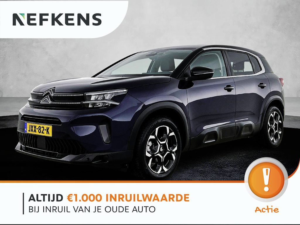 Citroën C5 Aircross Plus 145pk Hybrid Automaat | Navigatie | Cruise Control | Camera | Stoelverwarming | LED | 18"LMV | Keyless Entry/Start | Apple Carplay/Android Auto |