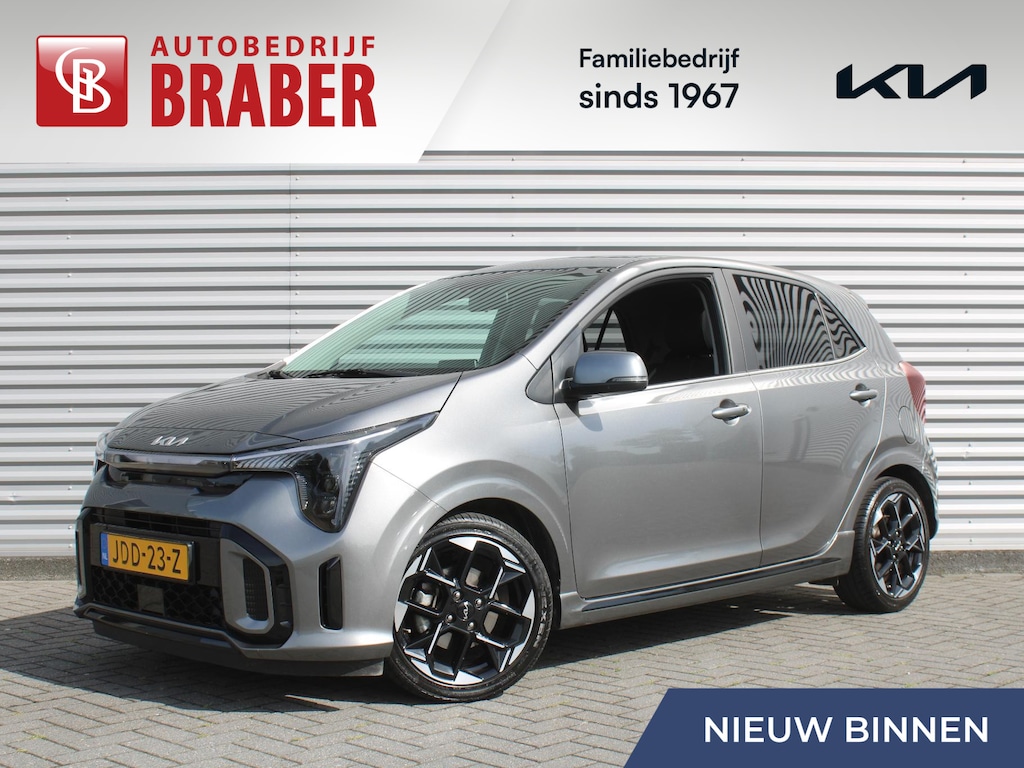 Kia Picanto 1.0 DPI GT-Line | Navi | Clima | Cruise | Camera | Leder | 16 inch | Schuif- kanteldak |
