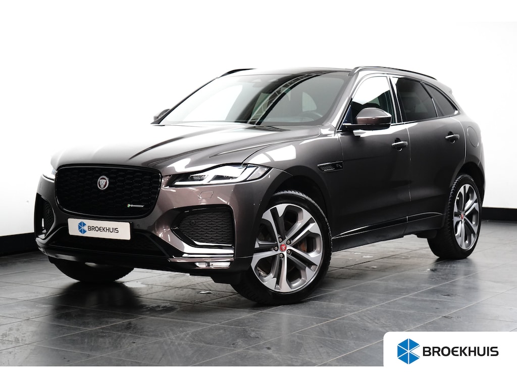 Jaguar F-Pace 2.0 P400e PHEV R-Dynamic HSE l Schaalstoelen l Meridian Sound l Head up d. l Stoelventilatie / Verwarming l Elektr. Stoel l 360gr Camera l