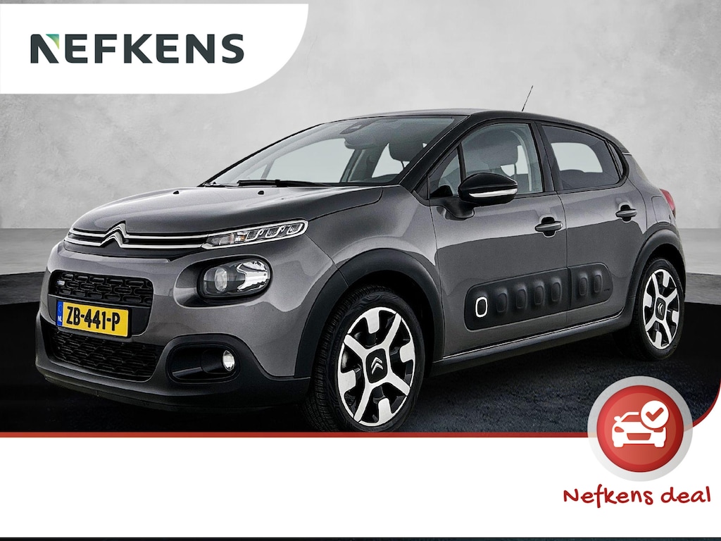 Citroën C3 Shine 110pk Automaat | Navigatie | Achteruitrijcamera | Climate Control | Cruise Control | Parkeersensoren | DAB+ radio | Apple Carplay / Android Auto | Bluetooth | Elektrisch inklapbare spiegels | Afwijkende dakkleur | Donker getint glas | Trekhaak | 17" lichtmetalen velgen |