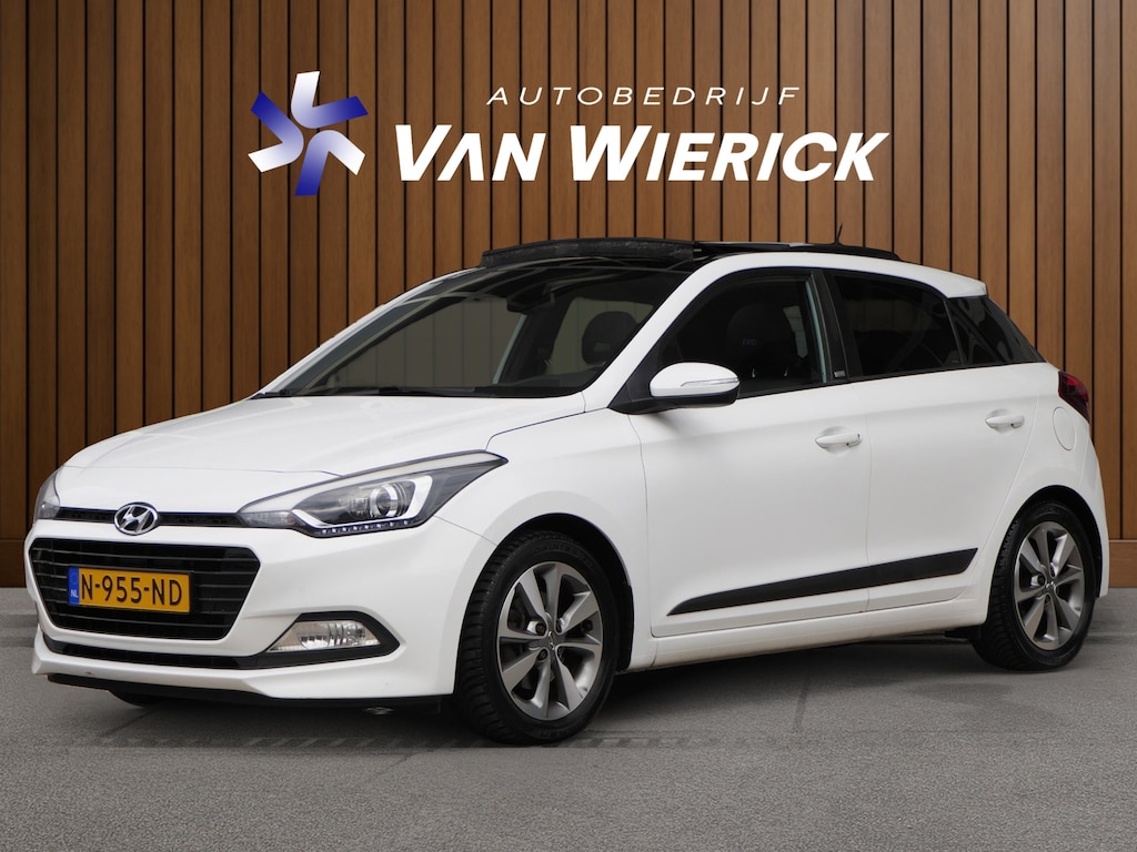 Hyundai i20 1.0 T-GDI Premium 120PK | Schuifdak | Camera | Cruise | Clima | Trekhaak | LM Velgen