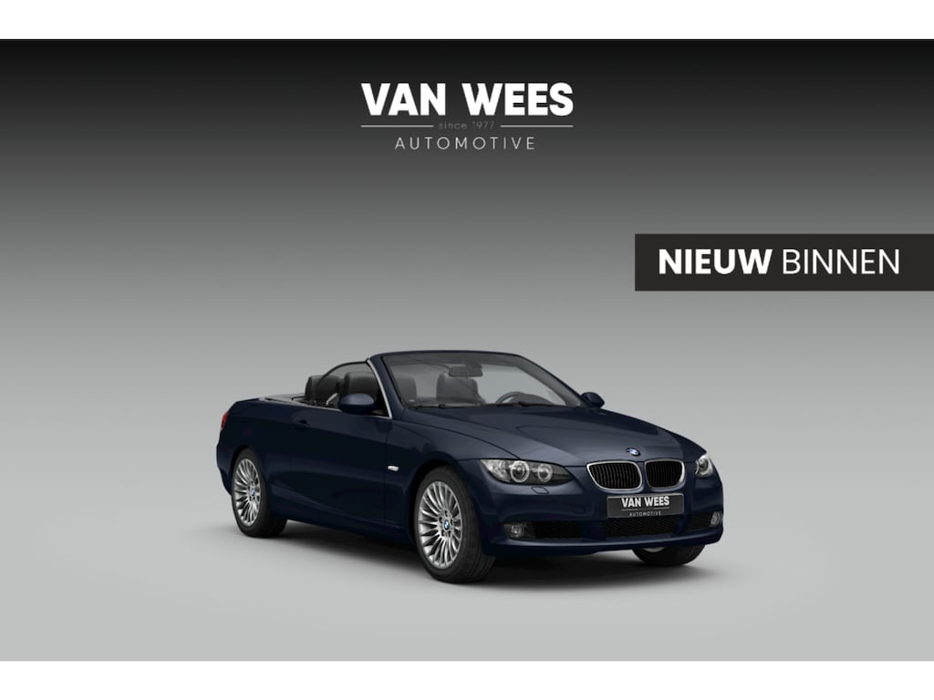 BMW 3-Serie Cabrio 320i High Executive | Sportstuur | Cruise control | Xenon | Memory | Stoelverwarming | Climate control | Lichtpakket | Radio Professional | PDC | Regensensor