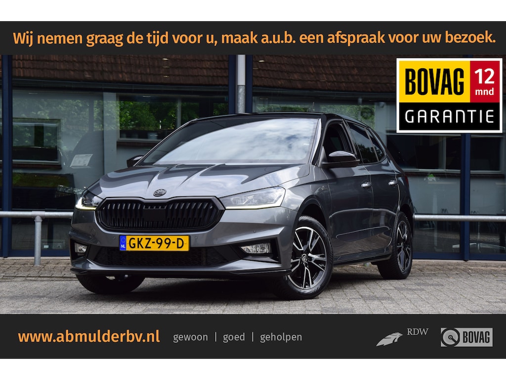 Skoda Fabia 1.0 TSI 116PK Monte Carlo DSG Automaat | Org. NL | Fabrieks Garantie | Stoelverwarming | Apple Carplay/Android Auto | Parkeersensoren voor en achter |