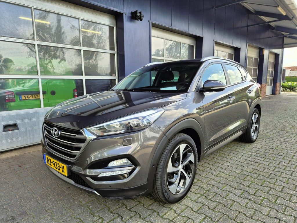 Hyundai Tucson 1.6 T-GDI Premium 4WD, Camera, Stoelverkoeling/verwarming, elektrische achter klep, Leer, ALL IN prijs!.