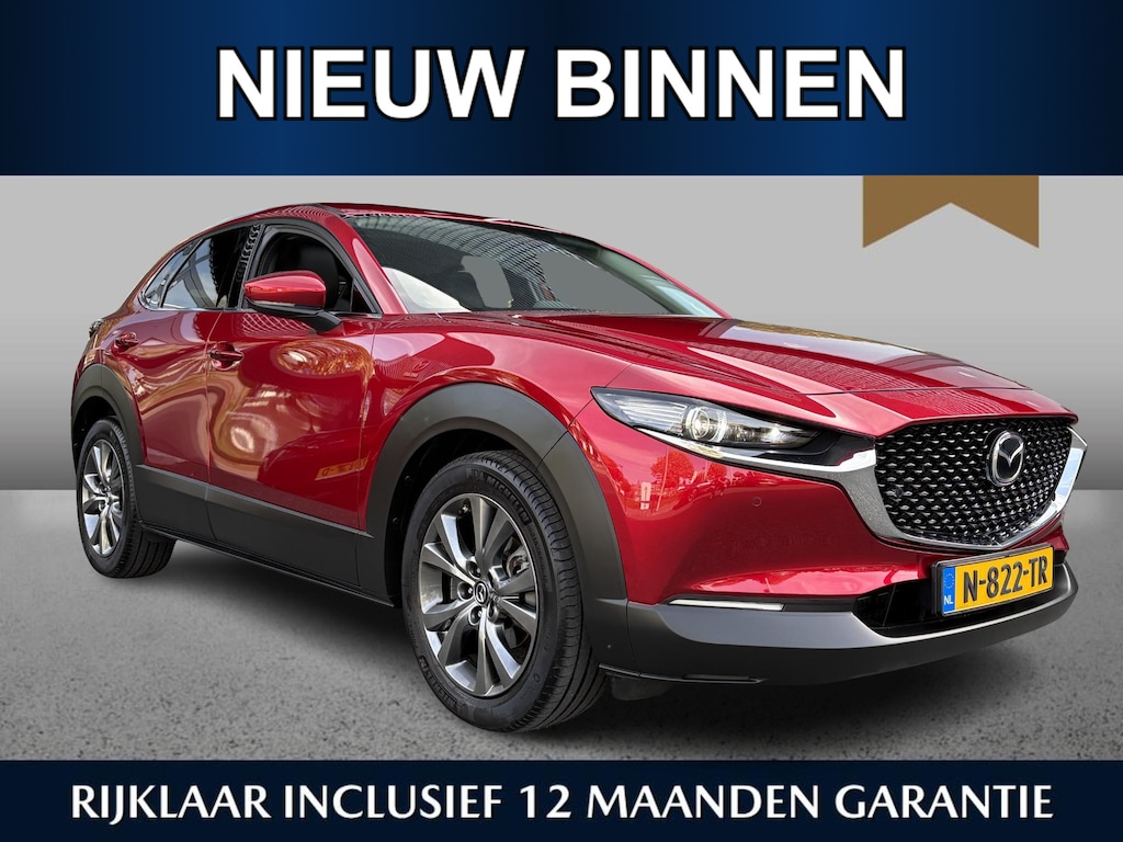Mazda CX-30 2.0 e-SkyActiv-X M Hybrid Luxury 1e Eigenaar | Dealer onderhouden | Schuif/kanteldak | Afn. Trekhaak | Mattenset | HUD | Keyless | Carplay | Memory