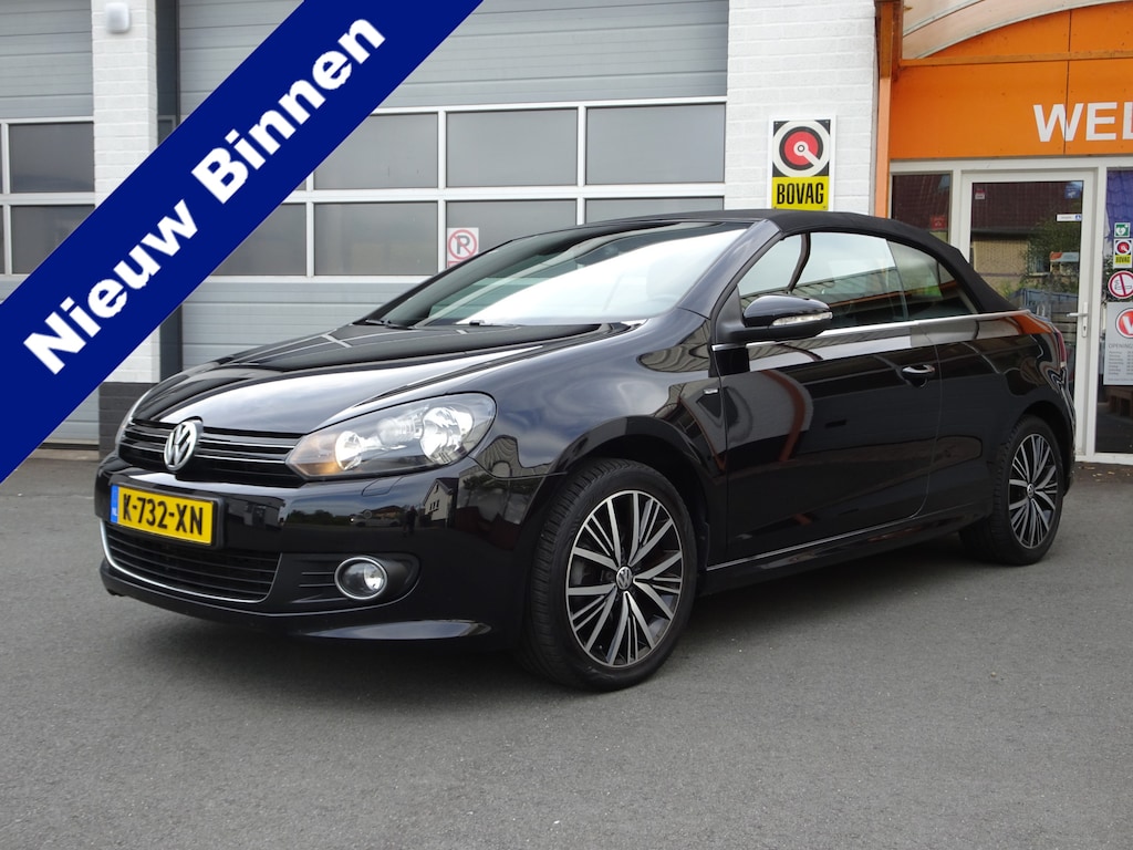 Volkswagen Golf Cabriolet 1.4 TSI Automatische airco, automaat, navigatie, achteruitrij camera, parkeersensoren voor en achter, stoel verwarming, trekhaak, enz.
