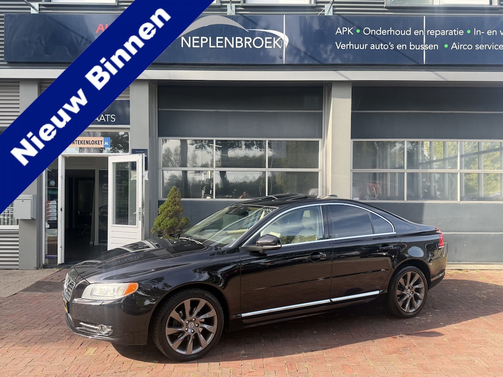 Volvo S80 2.0 D3 Summum Bj 2012 164pk Leer,18Inch,Navi,Cruise,Clima,Pdc,Trekhaak Dealer onderhouden Vol optie