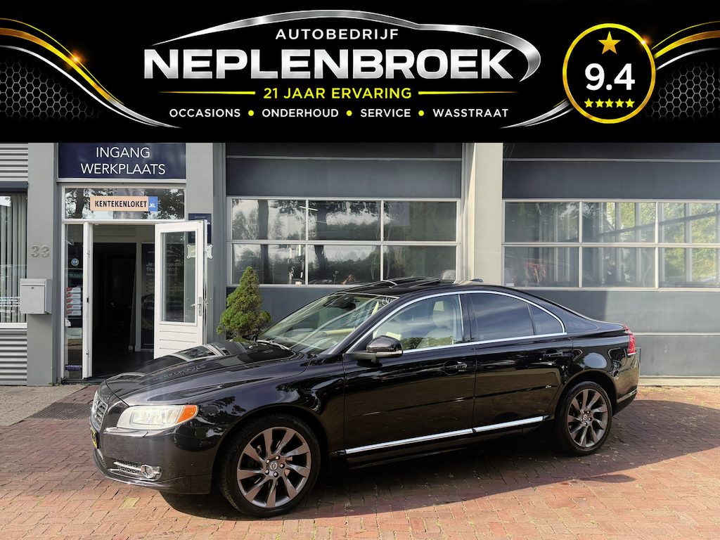 Volvo S80 2.0 D3 Summum Bj 2012 164pk Leer,18Inch,Navi,Cruise,Clima,Pdc,Trekhaak Dealer onderhouden Vol optie