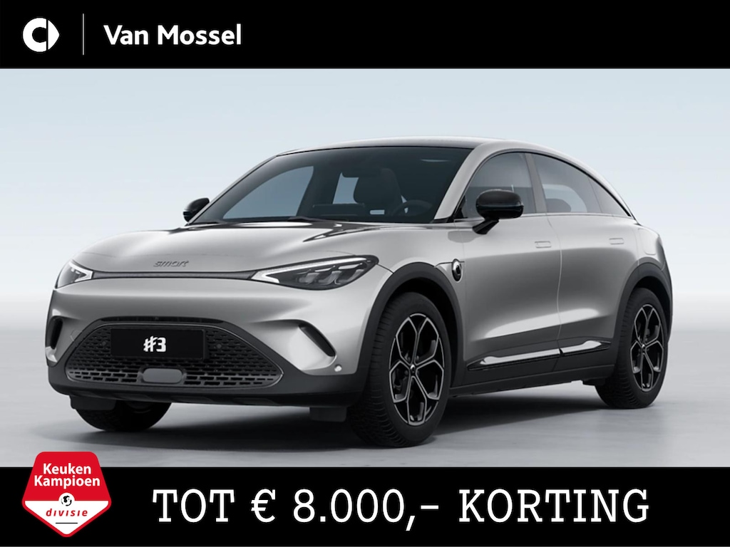 smart #3 Pro / Stoelverwarming / 19'' Flux - 245/45 R19 / Halo Roof / Verwarmd stuurwiel / Easy entry