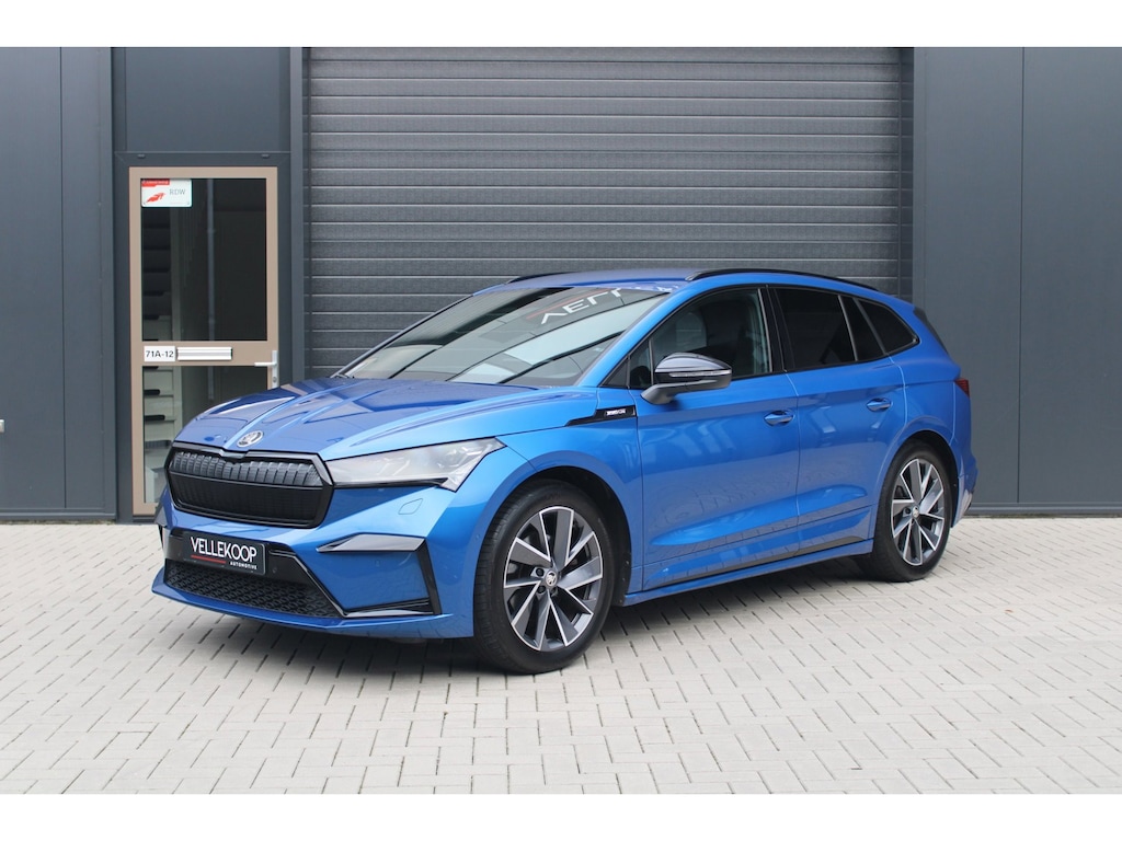 Skoda Enyaq iV 60 Sportline | 94% SOH | Trekhaak | Adaptive Cruise | Stuur & stoelverwarming | Lane Assist | Matrix LED