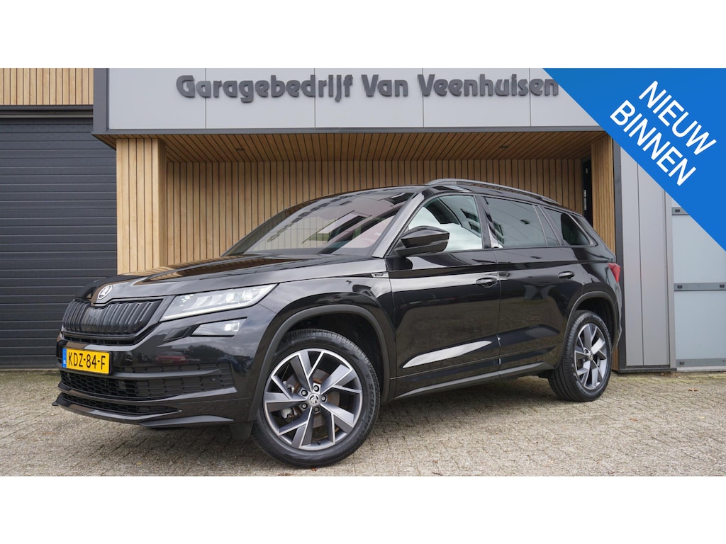 Skoda Kodiaq 1.5 TSI 150pk Sportline Pano.Dak 360-View 19inch LM Leder/Alcantara Keyless ACC Virtual Cockpit *Complete Skoda*
