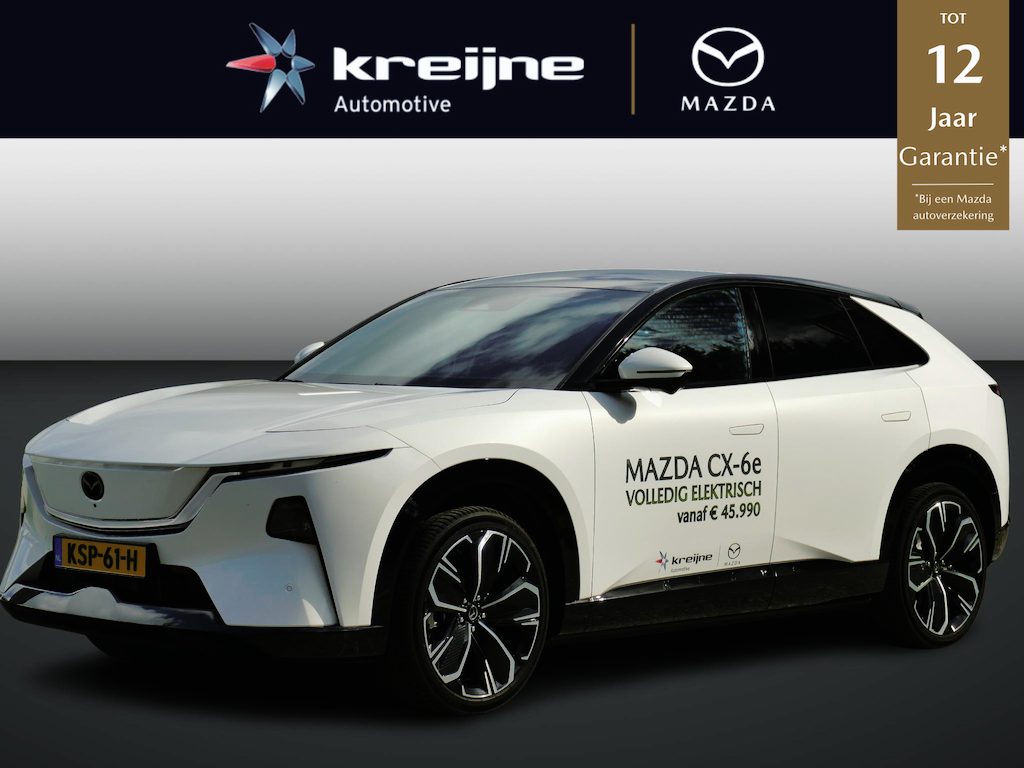 Mazda CX-6e Takumi 78 kWh 258pk l WLTP 468 km l Gratis Trekhaak twv € 1695,-