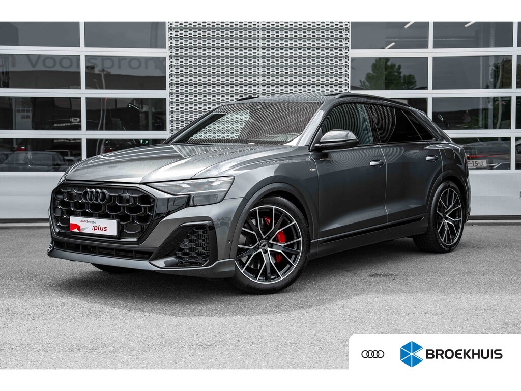 Audi Q8 55 TFSI e quattro Pro Line | Panoramadak | Trekhaak | HUD | Bang & Olufsen | Nachtzichtassistent | | Achteruitrijcamera | Audio installatie premium | Dodehoek detectie