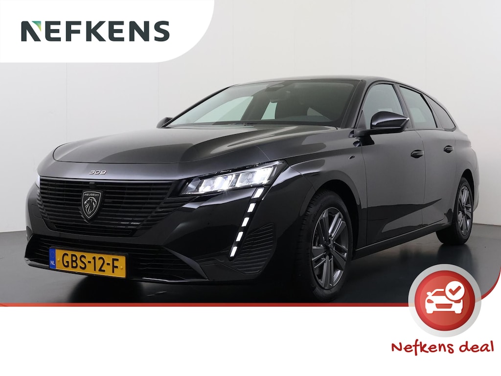 Peugeot 308 SW Active Pack Business 130pk Automaat | Navigatie via draadloze Apple Carplay / Android Auto | Climate Control | Cruise Control | Led koplampen | Parkeersensoren | Keyless start | Bluetooth | Digitaal instrumentenpaneel | Automatisch dimlicht | Regensensor | Elektrisch inklapbare spiegels | All seasonbanden | Trekhaak | 16" lichtmetalen velgen |