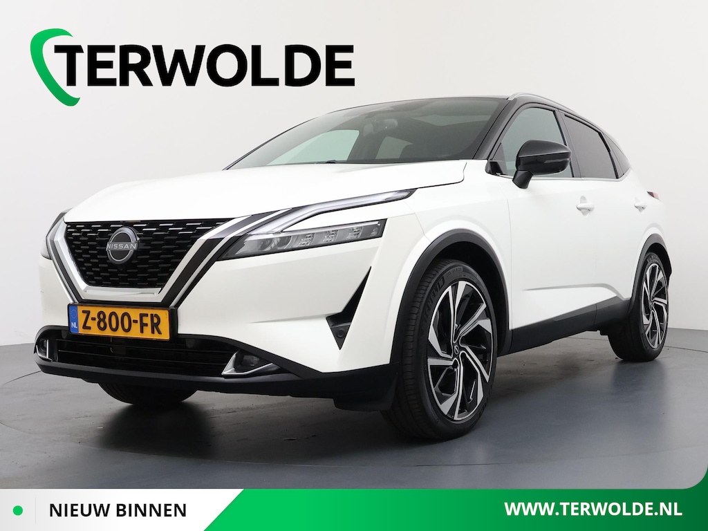 Nissan Qashqai 1.3 MHEV Xtronic Tekna Plus | Trekhaak | Panoramadak | Lederen Bekl. | BOSE Audio |