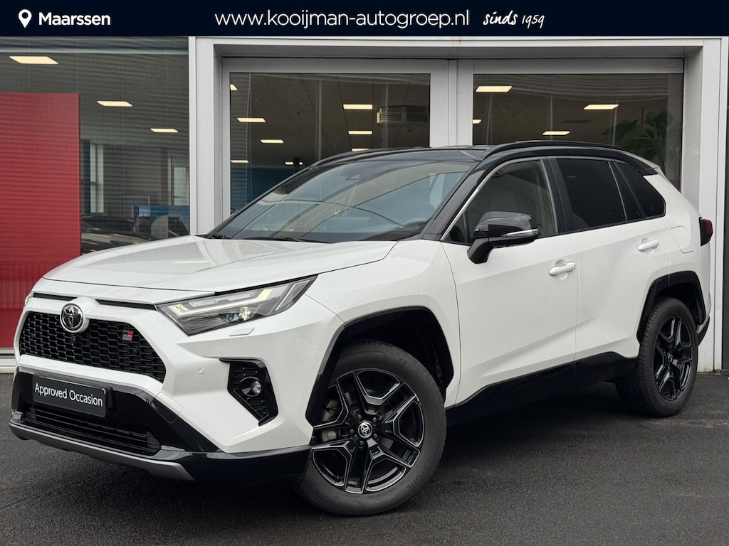 Toyota RAV4 2.5 Hybrid AWD GR SPORT Blind spot | 360° camera | Stoelgeheugen | Digitale binnenspiegel | Stoel/stuurwielverwarming | Keyless | Navigatie Apple CarPlay/Android Auto |