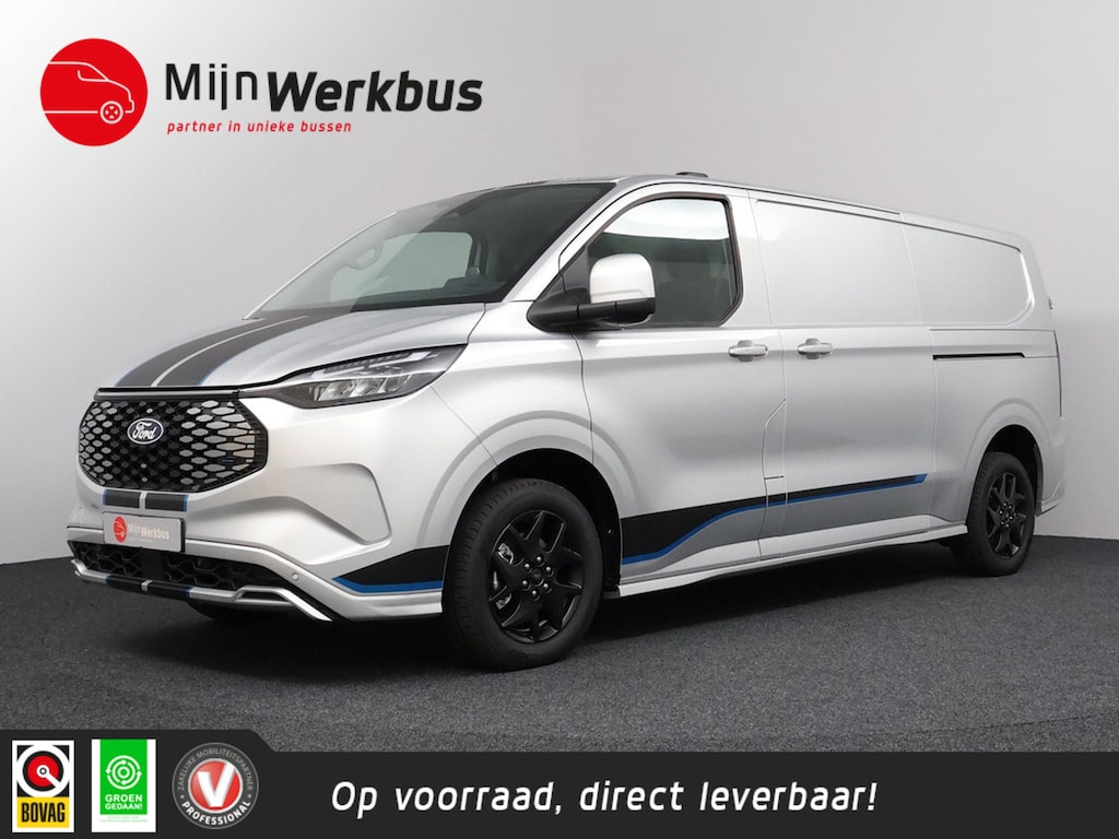 Ford E-Transit Custom 340 L2H1 Sport 71 kWh | Camera | Dubbele Schuifdeur | 2300KG Trekgewicht!!