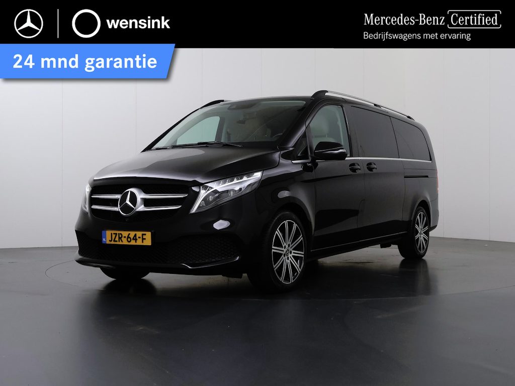 Mercedes-Benz V-klasse 300d | 8-ZITS | XL L3 | MARGE | AVANTGARDE EDITION | 360 CAMERA | AIRMATIC | 19" WIELEN | STOELVENTILATIE | MEMORY SEATS | STOELVERWARMING | BURMESTER | NAVIGATIE | CARPLAY | ANDROID AUTO | BOM VOL | DEALER ONDERHOUDEN | CERTIFIED