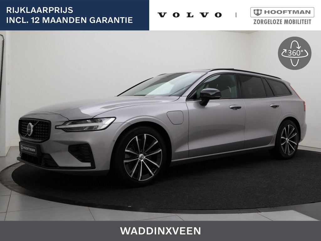 Volvo V60 T8 PLUG-IN HYRBID PLUS DARK 360GR CAM SCHUIFDAK TREKHAAK HEAD-UP DISPLAY