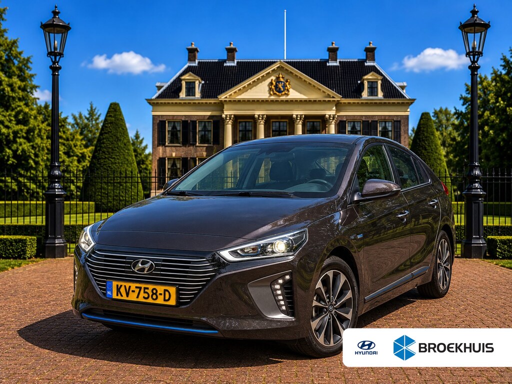 Hyundai Ioniq 1.6 GDi Premium | ORIGINEEL NL! | PANO DAK | ADAPTIVE CRUISE | LEDER | ELECTR STOEL | CAMERA | DODE HOEK DETECTIE
