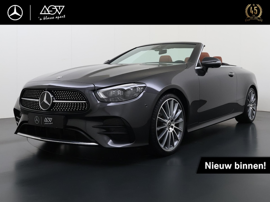 Mercedes-Benz E-klasse Cabriolet 200 AMG Line | Premium Plus pakket | Memory pakket | Apple Carplay/Android Auto | 20” Velgen