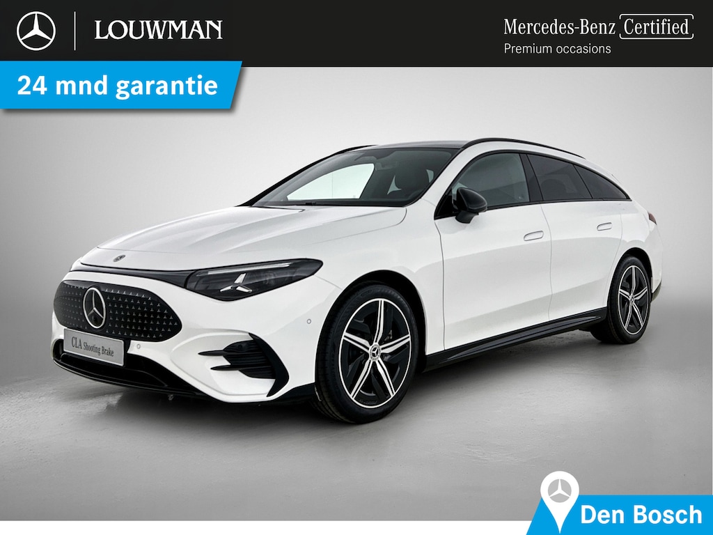 Mercedes-Benz CLA Shooting Brake 200 Business Solution AMG 58 kWh | Premium Pakket | Winterpakket | Nightpakket | Trekhaak | MBUX Augmented Reality navigatie | Smartphone integratie | Vast panoramadak | Massagefunctie | Warmtewerend, donkergetint glas |