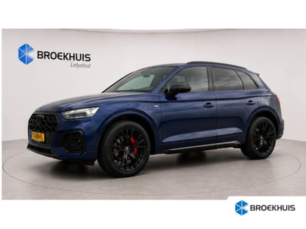 Audi Q5 50 TFSIe 299PK S EDITION COMPETITION AUTOMAAT SOH 100% / NAVI / LEDER / CLIMA / FULL-LED / PDC / KEYLESS / 20" LMV / 2X S-LINE  / LUCHTVERING / UNIEK / BLUETOOTH / CRUISECONTROL  !!