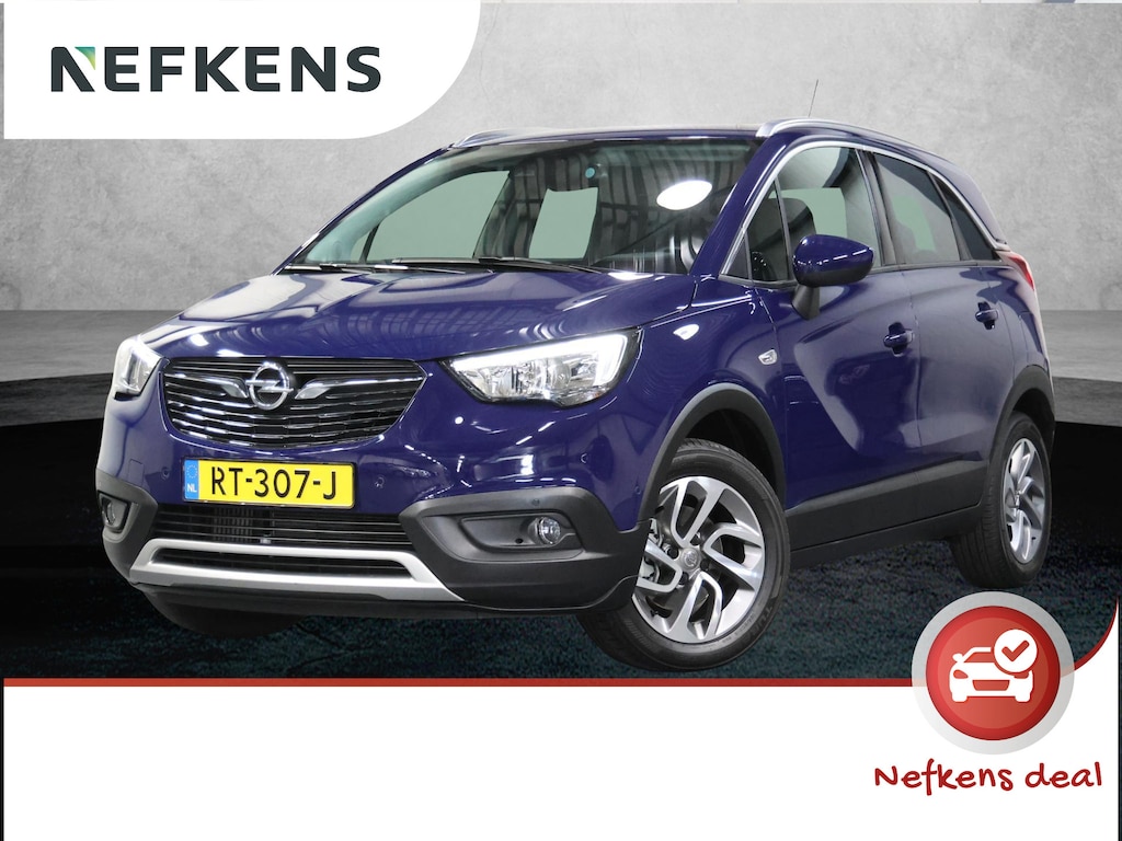 Opel Crossland X 1.2 110PK Turbo Innovation | 1ste eigenaar | AUTOMAAT | AppleCarPlay/AndroidAuto | Armsteun | Stoel/Stuur/VoorruitVerwarmd | Navigatie | Parkeersensoren | Climate Control | Cruise Control | 16"LMV | LEER/Stof | Isofix |Privacy Glass |