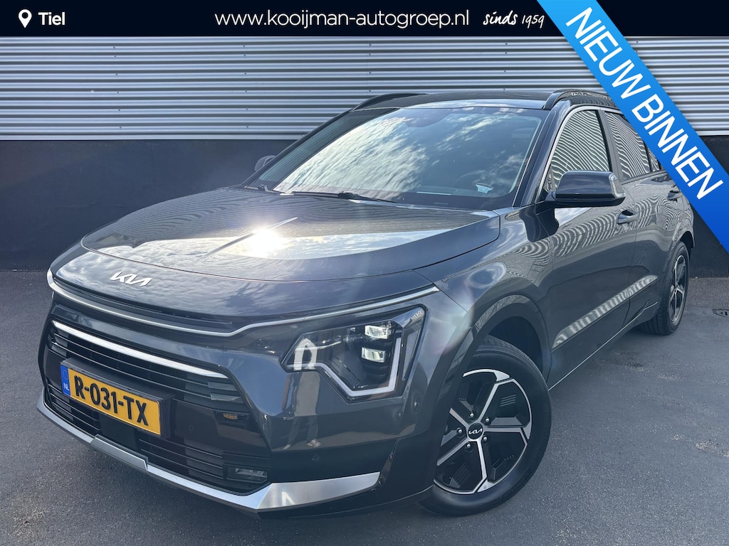 Kia Niro Hybrid 1.6 GDi DynamicPlusLine Schuif/kanteldak, Trekhaak, Dodehoekdetectie, Stoel- & Stuurwiel verwarmd, 1e eign. NL-auto