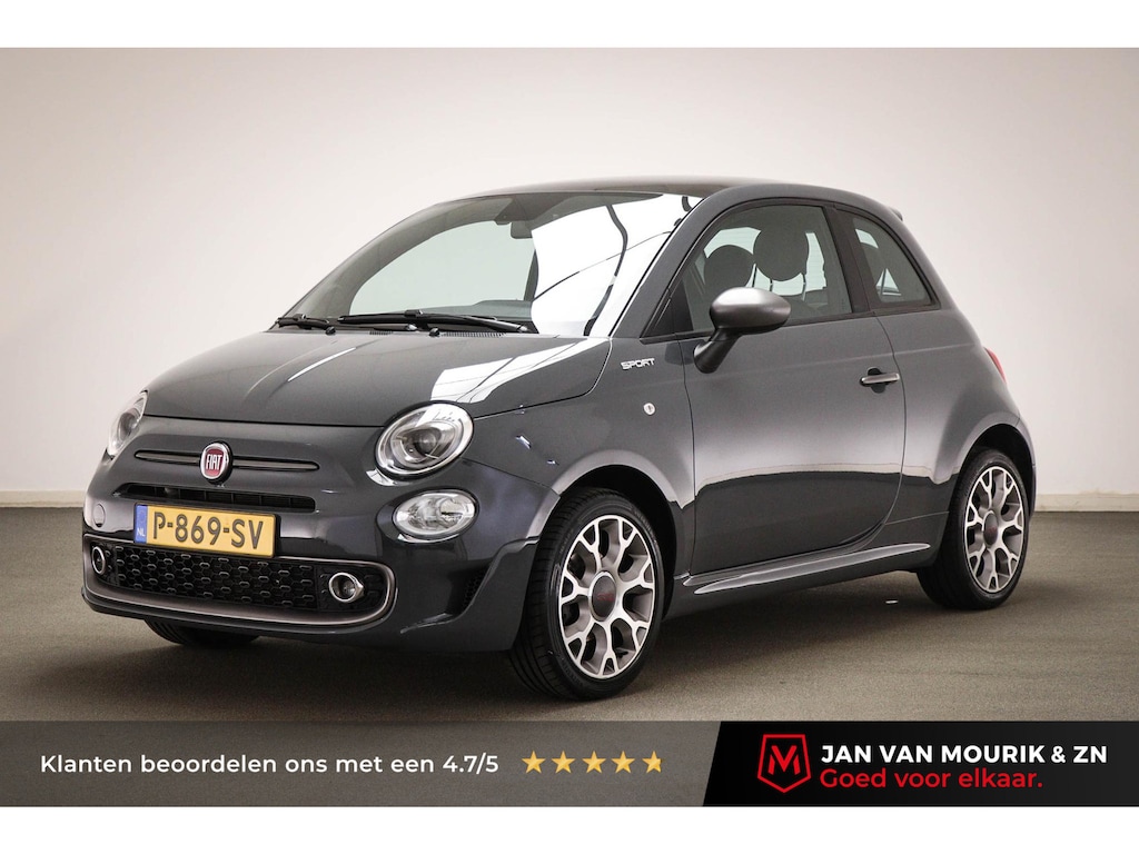 Fiat 500 1.0 Hybrid Sport | PANORAMADAK | UCONNECT | DAB | NAVIGATIE | GRIGIO CARRARA