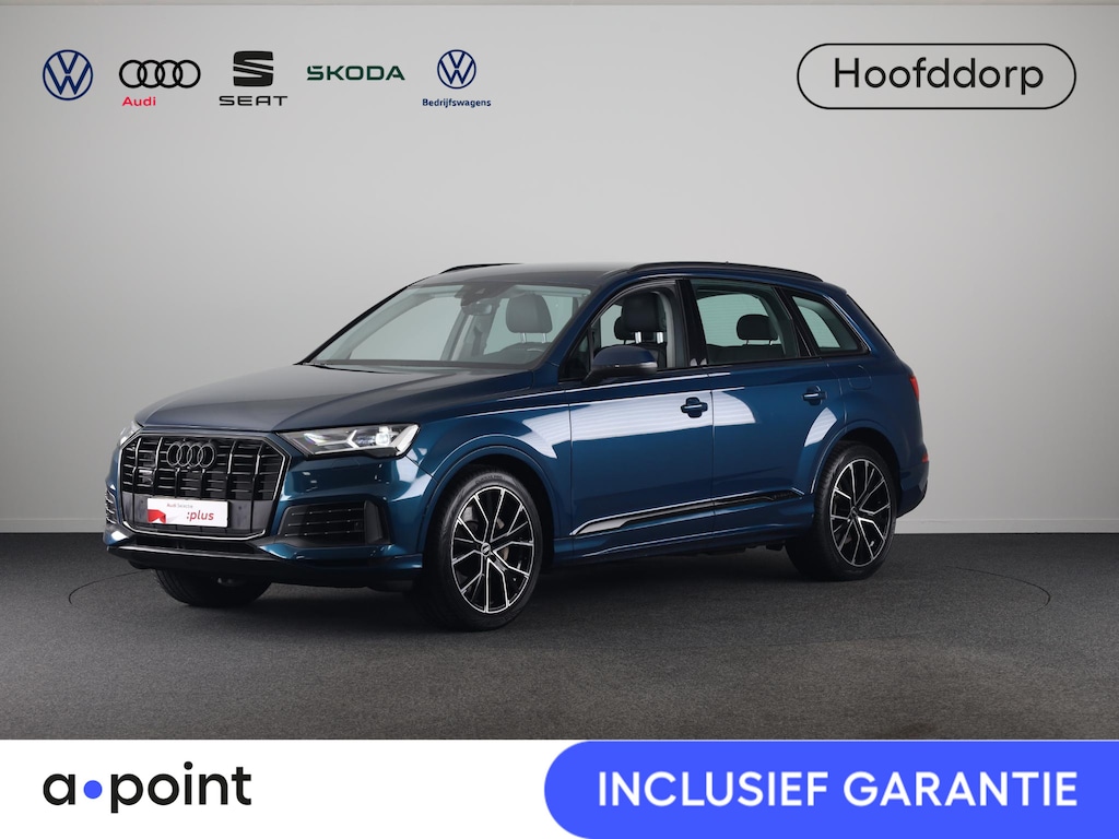 Audi Q7 55 TFSI e quattro Pro Line 367pk | Trekhaak | Parkeerkcamera | Elektrisch verstelbare voorstoelen | 21 inch Lichtmetalen velgen