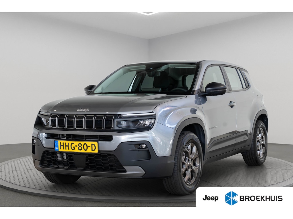 Jeep Avenger 1.2 e-Hybrid Longitude | Adaptive Cruise Controle | Navigatie | Parkeersensoren | Apple Carplay & Android Auto | Lichtmetalen velgen | Airco |