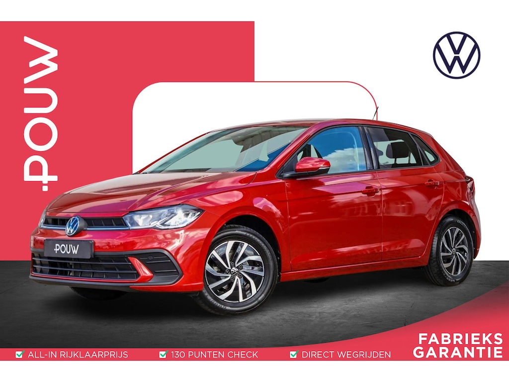 Volkswagen Polo 1.0 TSI 95pk Life Edition | Achteruitrijcamera | Parkeersensoren | App Connect