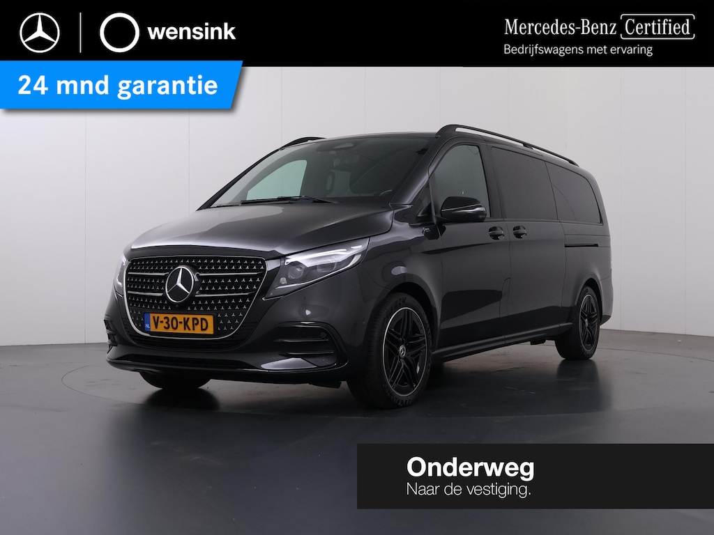 Mercedes-Benz V-klasse 300d | 4-MATIC | XL L3 | Dubbele Cabine | AMG | Distronic Plus | Airmatic Luchtvering | Trekhaak 2500 KG. | Burmester Sound | Certified