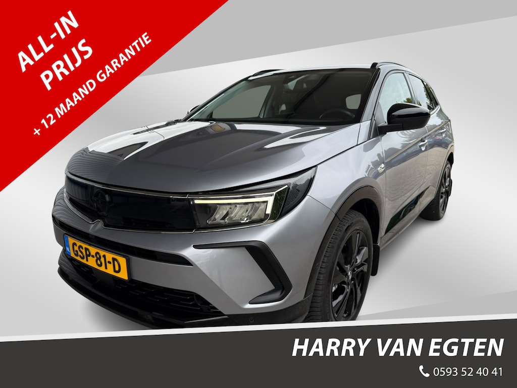Opel Grandland 1.2 Turbo GS Line | Navi | Camera | El. klep | Trekhaak | Voorruit verwarming |