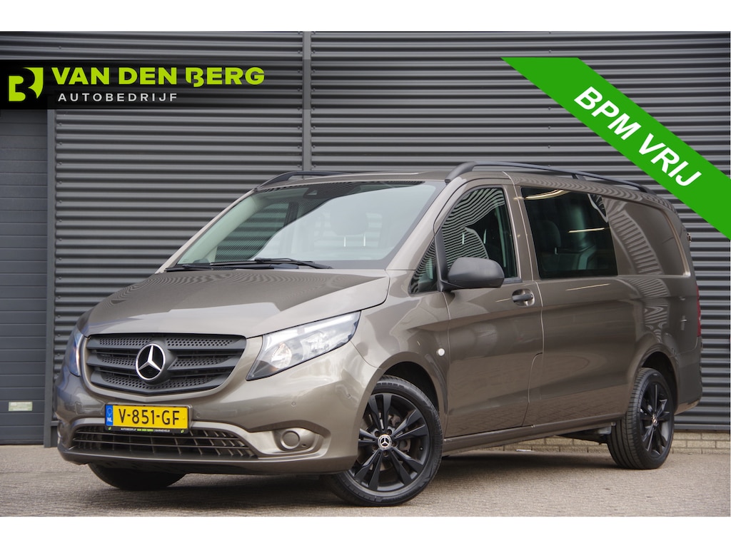 Mercedes-Benz Vito 114 CDI L2 MARGE! DC-5P, AUT. TREKHAAK, CLIMA, CAMERA, CRUISE, PARKEERSENSOREN, NL AUTO, NAP