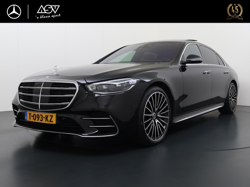 Mercedes-Benz S-klasse 580 4MATIC Lang AMG Line | E-Active Body Control | Achteras Besturing | Massage Stoelen voor + Achter | Adaptive Cruise Control & Stuur Assistent | Verwarmde voorruit | Burmester High-End 4D Surround System