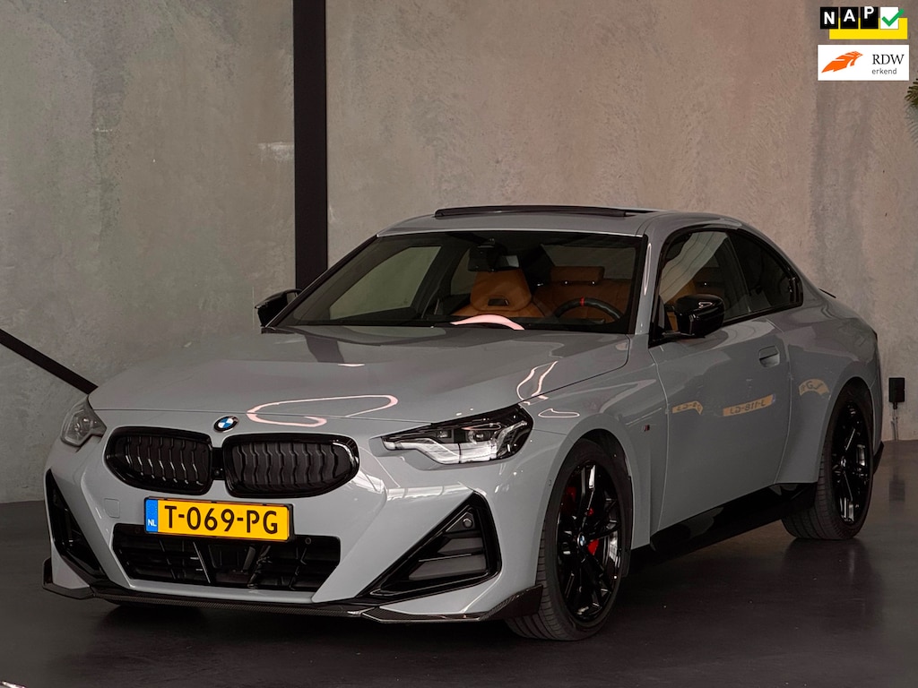 BMW 2-Serie Coupé M240i, M+Seats, Opendak, ACC, HarmanKardon, Shadowline koplampen, Adaptive M onderstel, enz..