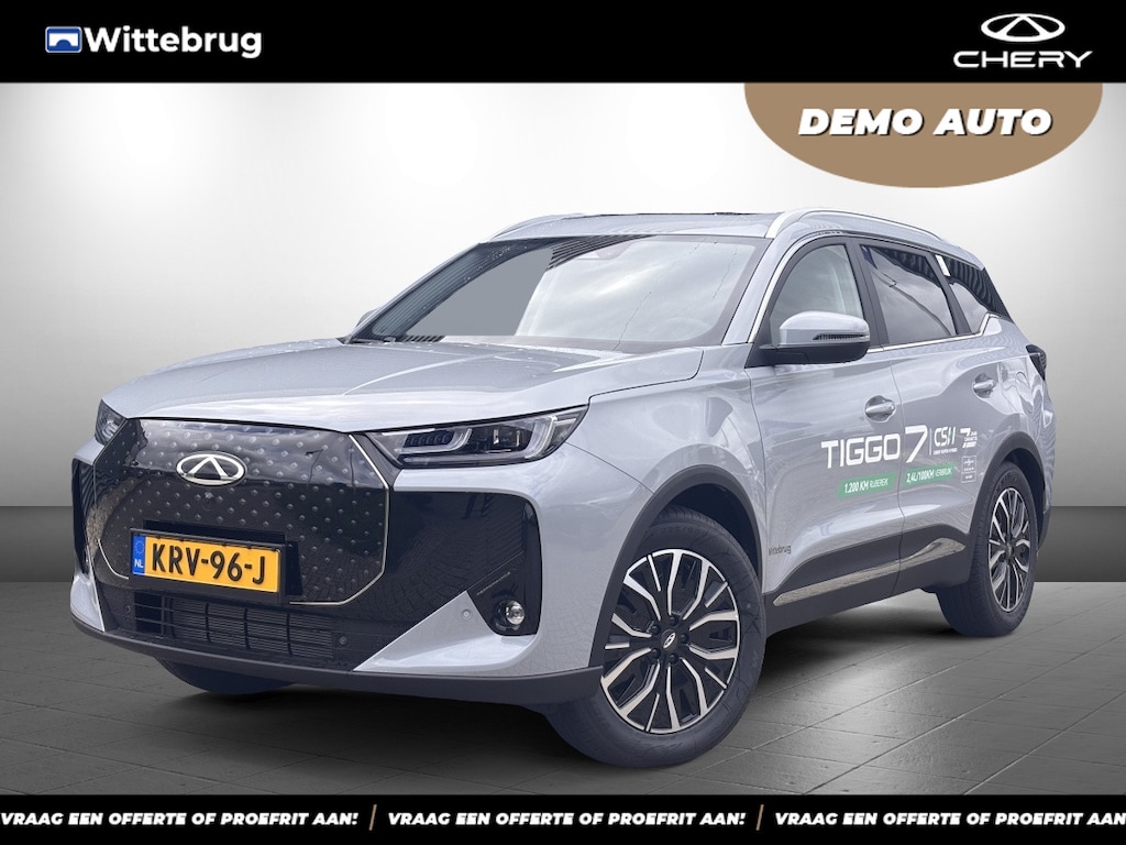 CHERY Tiggo 7 Unique Plug-In Hybride Automaat met 1200 km Range, Lederen bekleding en Navigatie