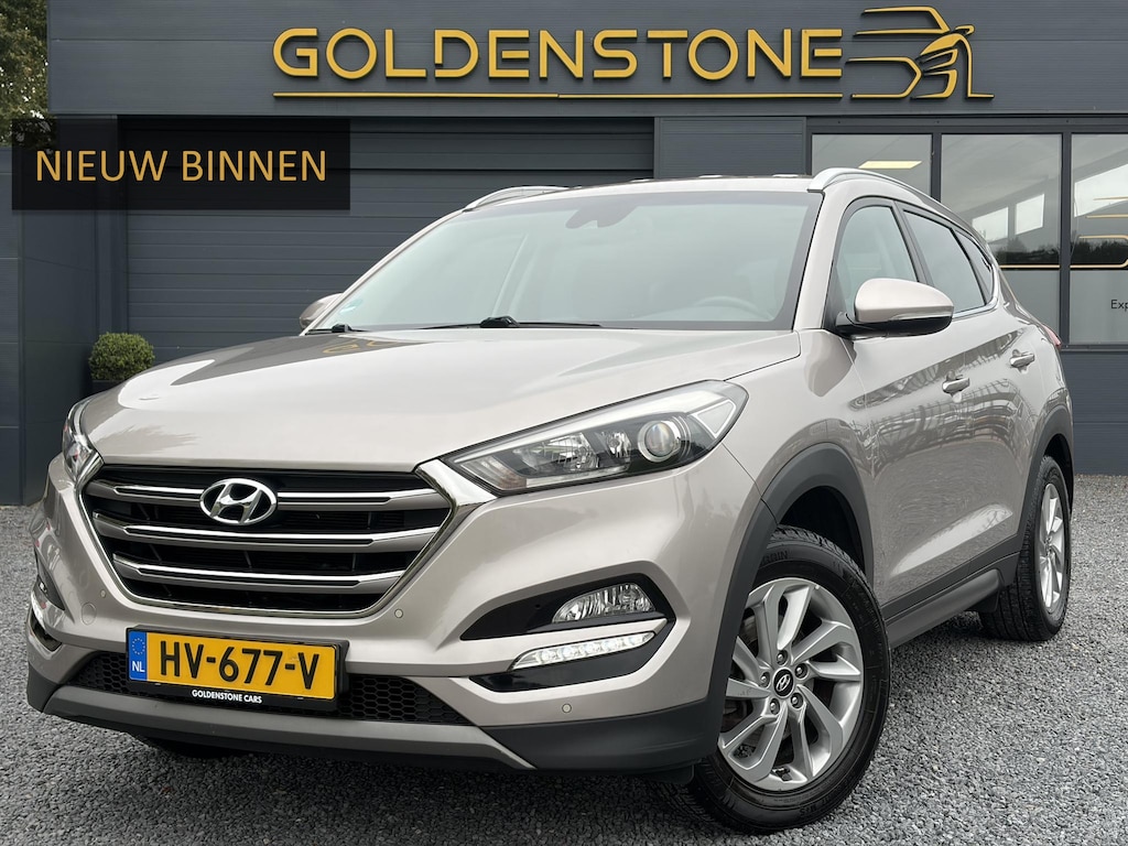 Hyundai Tucson 1.6 GDi Comfort ✓Dealer Onderhouden✓Trekhaak✓Camera✓Stoelverw✓Navi✓Clima✓132pk✓Pdc V+A✓Lm velgen✓Rijstrooksensor✓N.A.P✓Apk tot 05-2027